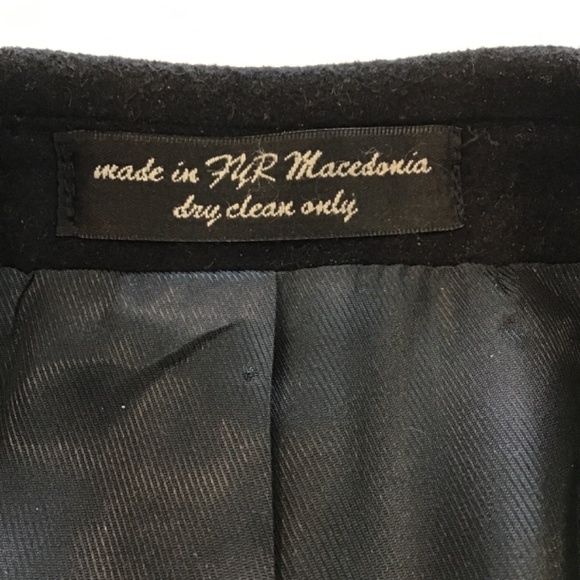 Andrew Fezza, Cashmere and Silk Black Sport Coat, Custom - Picture 5 of 8